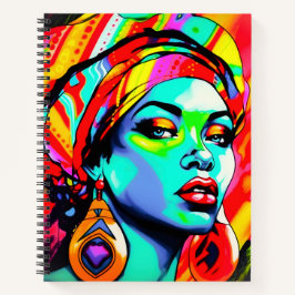 Pop Art Portrait Notizbuch