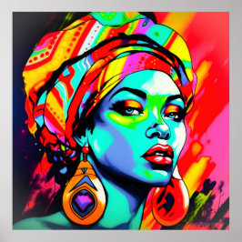 Pop Art Portrait Poster