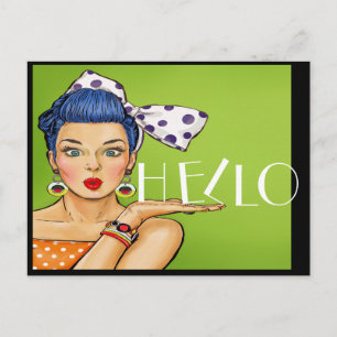 Pop Art Postkarte