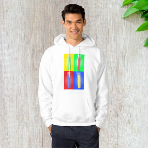 Pop-Art-Reagenzgläser Wissenschaft Chemie Labor Hoodie