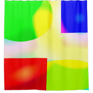 Pop Art Reflektion Duschvorhang