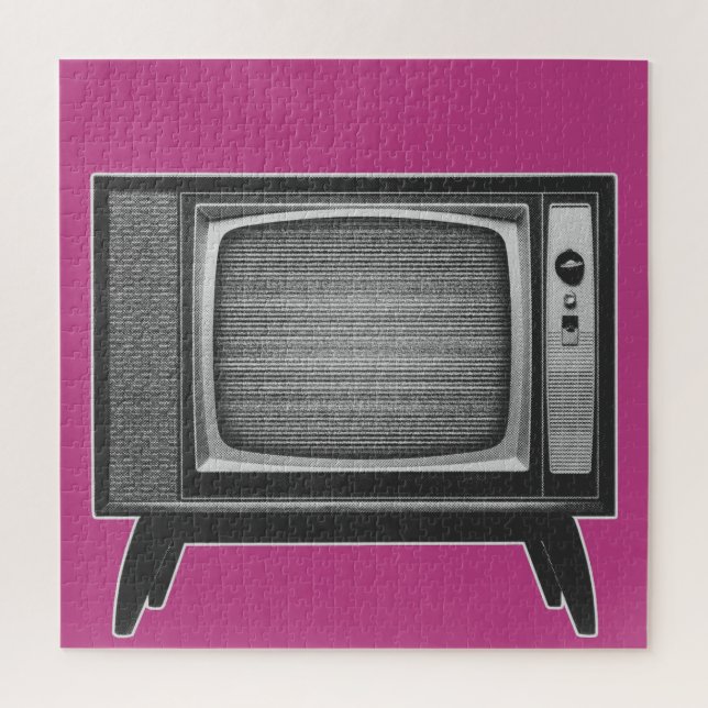 Pop Art Retro-Fernseher (Vertikal)