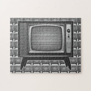 Pop-Art Retro-Fernseher