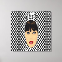 Pop Art Retro Vintage Mauerdrucke für Mädchen