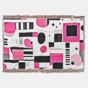 Pop-Art-Rosa-Geometrie-Design Decke
