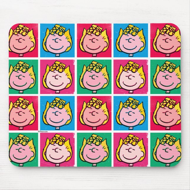 Pop Art Sally | Mod for You Pattern Mousepad (Vorne)