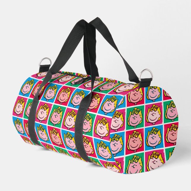 Pop Art Sally | Mod für Ihr Muster Duffle Bag (Linke Seite)