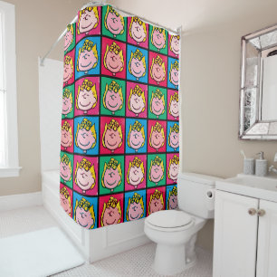 Pop Art Sally   Mod für Ihr Muster Duschvorhang