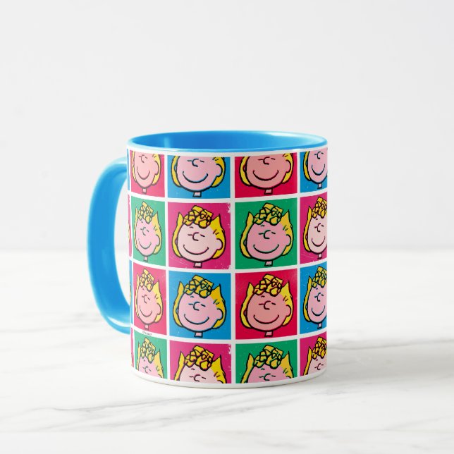 Pop Art Sally | Mod für Ihr Muster Tasse (Vorderseite Links)