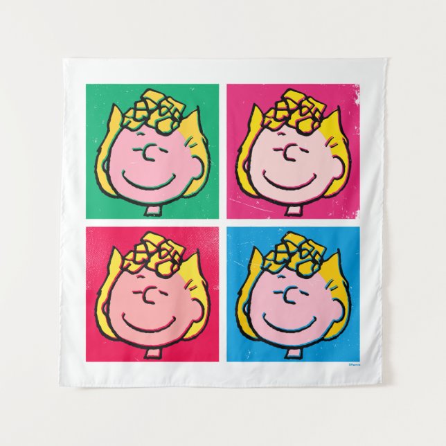 Pop Art Sally | Mod für Ihr Muster Wandteppich (Vorderseite)