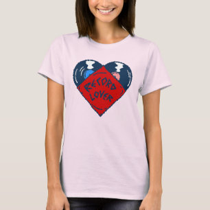 Pop-Art-Schallplatten-Musikliebhaber-Vintage-Herz- T-Shirt