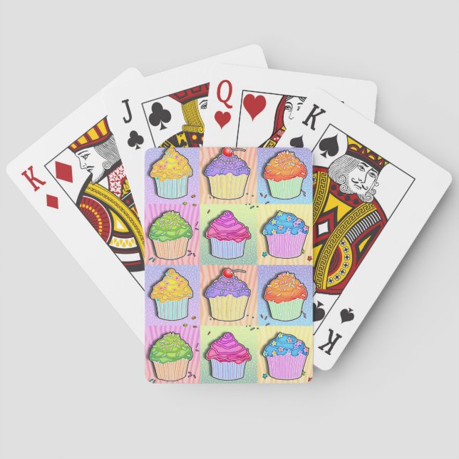 Pop Art SCHNEIDET KARTEN SPIELEN Spielkarten (Rückseite)