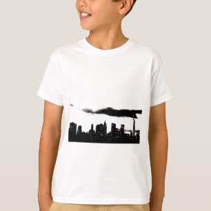 Pop Art Schwarz-weiß NYC New York City T-Shirt