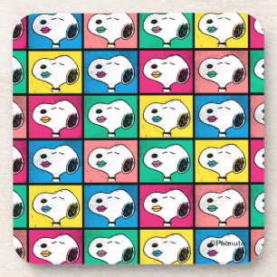 Pop Art Snoopy Mod für Ihr Muster Getränkeuntersetzer