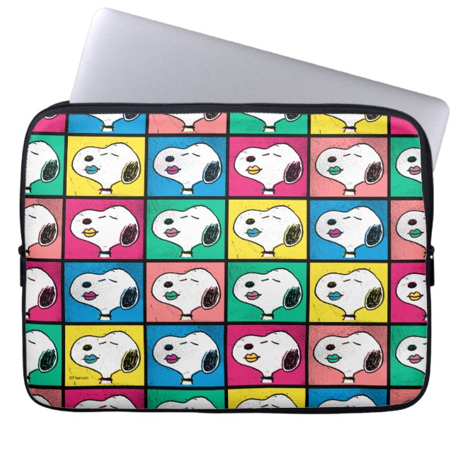 Pop Art Snoopy | Mod für Ihr Muster Laptopschutzhülle (Vorderseite)