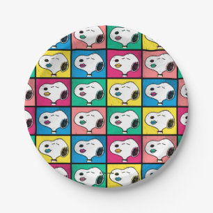 Pop Art Snoopy Mod für Ihr Muster Pappteller