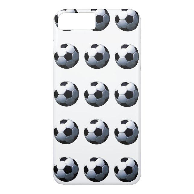 Pop Art Soccer Balls iPhone 7 Plus Fall Case-Mate iPhone Hülle (Rückseite)