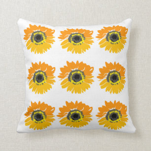 Pop Art Sonnenblumen Dekorative Kissen