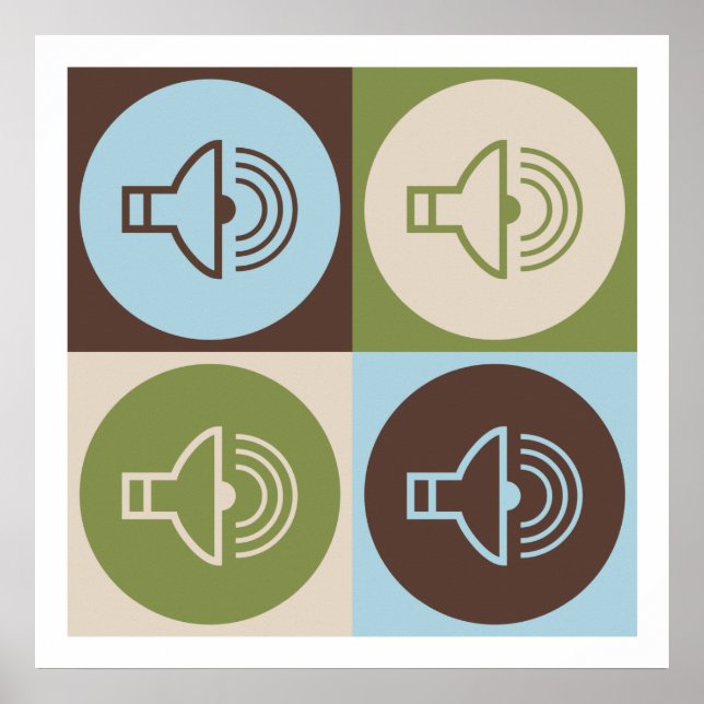 Pop Art Sound Poster (Vorne)