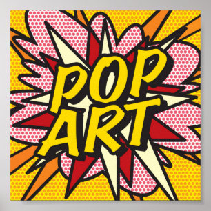 POP ART Spaß Retro-Comicbuch Poster