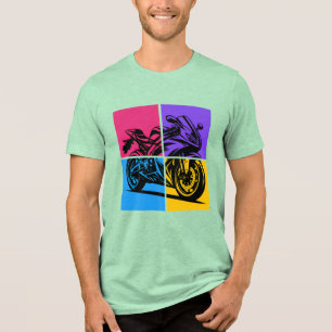 Pop-Art-Sportbike Tri-Blend Shirt