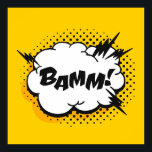Pop-Art-Sprechblase zeichnend mit Text. Cartoon Poster<br><div class="desc">Pop-Art-Sprechblase zeichnend mit Text. Cartoon Stil Sammlung von Frames. Comic-Illustration über 60er,  Bild,  Kunstwerk,  künstlerisches zeichn,  Hintergrund, Bombe, Bumm, hell, Burst, Cartoon Stil, Sammlung, Farbe, Comic Buch, Einwilligung, Dekoration, Punkt, Dynamit, Effekt, Element, Vintag, Illustration, Retro, </div>