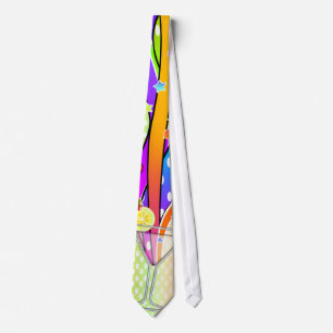 POP-ART-STIL DER SECHZIGER JAHRE MARTINI KRAWATTE