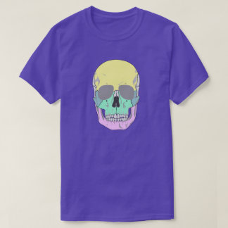 Pop ART STIL FARBIGE MODERNE SKULL T-Shirt