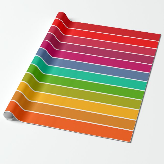 Pop Art Stripes Geschenkpapier (Ungerollt)