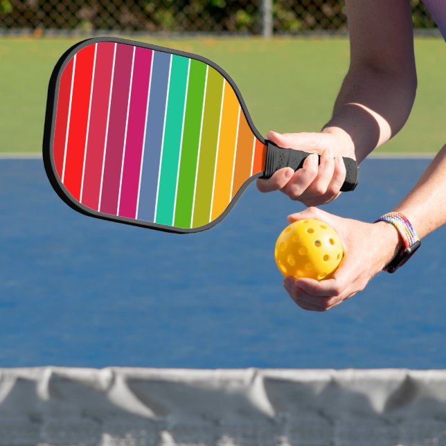 Pop Art Stripes Pickleball Schläger (InSitu)