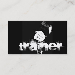 Pop Art Style Personal Trainer Carte de visite noi