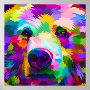 Pop-Art-Tier Poster