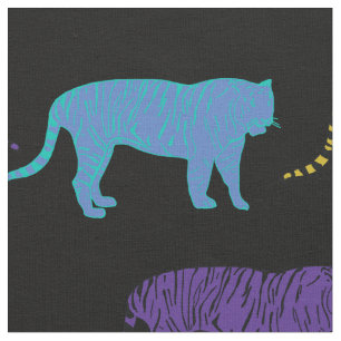 Pop Art Tigers Stoff