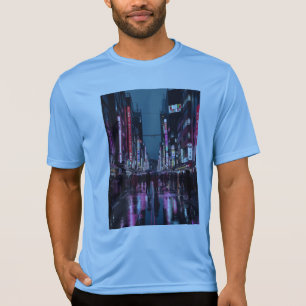 Pop Art Tokio - Neon Citycape mit Bold Urban Vib T-Shirt