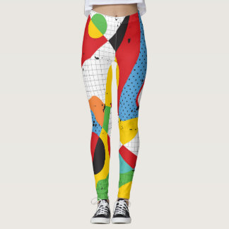 Pop Art, Vibrant Minimalismus. Leggings