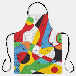 Pop Art, Vibrant Minimalismus. Schürze