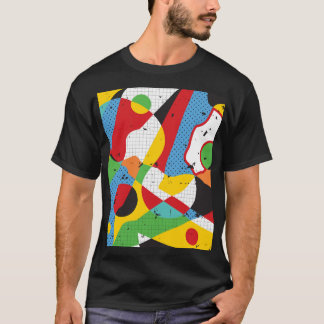Pop Art, Vibrant Minimalismus. T-Shirt