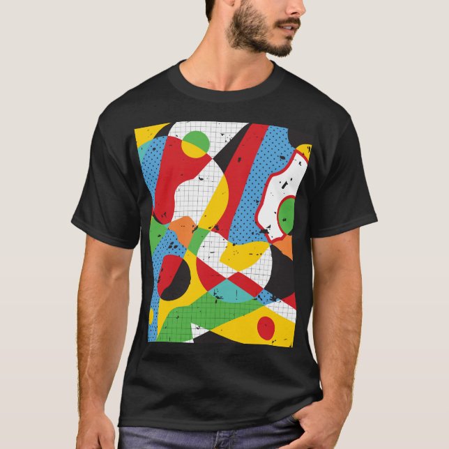 Pop Art, Vibrant Minimalismus. T-Shirt (Vorderseite)