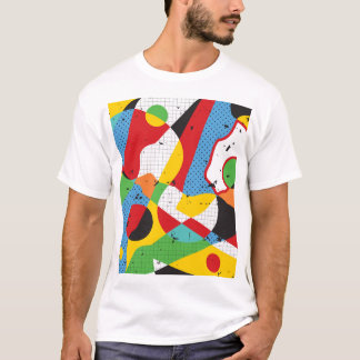 Pop Art, Vibrant Minimalismus. T-Shirt