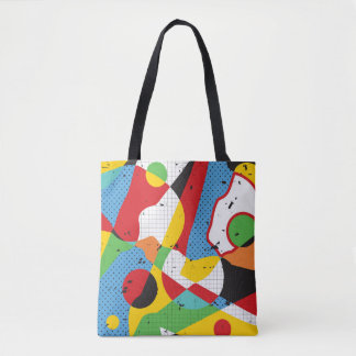 Pop Art, Vibrant Minimalismus. Tasche