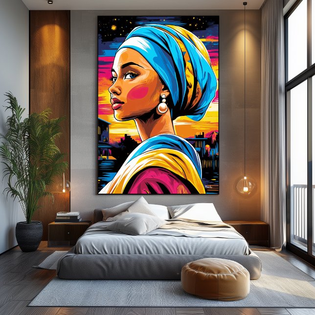 Pop Art Vision von Girl Leinwanddruck (Von Creator hochgeladen)