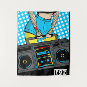 Pop-Art Wandteppich