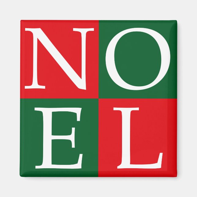 Pop Art WEIHNACHTEN Magnet (Vorne)