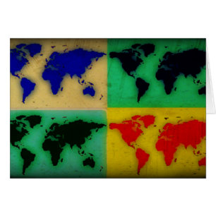 Pop Art World Map