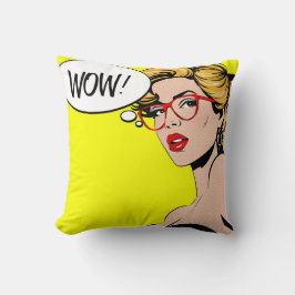 Pop Art WOW Kissen