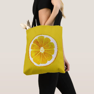 Pop Art Zitronenfrüchte Tasche