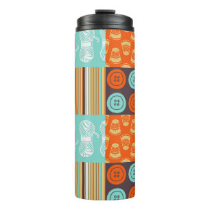 Pop-Artmuster - nähend Thermosbecher