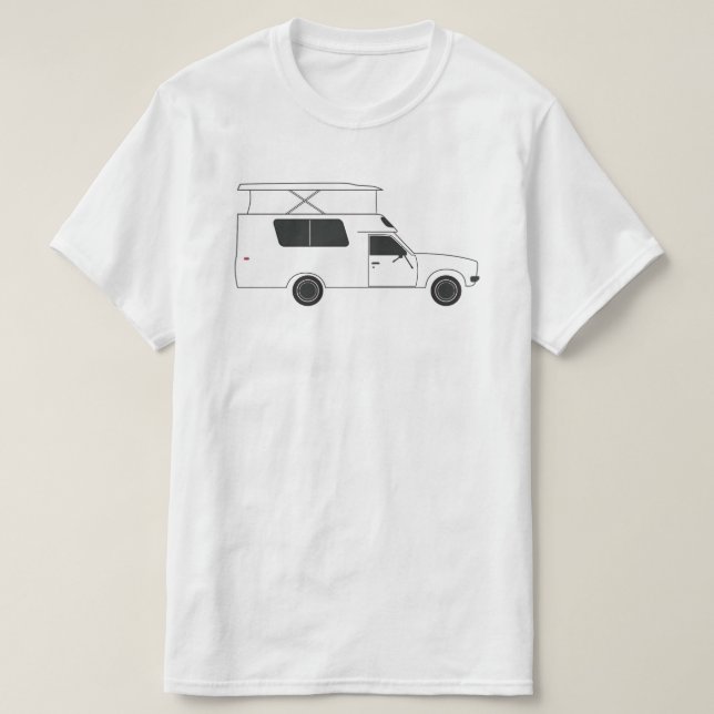 Pop auf Chinook-Camper T-Shirt (Design vorne)