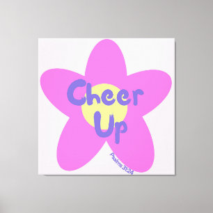 Pop Aufwärmen Kunst Rosa Christliche Leinwand Kuns