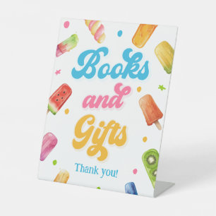 Pop Babydusche - Bücher und Geschenke Sockelschild